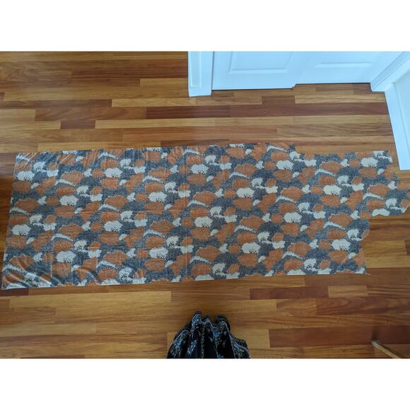 2.5+ Yards "Lady Hamilton" Sheer CHIFFON GEORGETTE CREPE Fabric Vintage 1960's - Picture 7 of 7